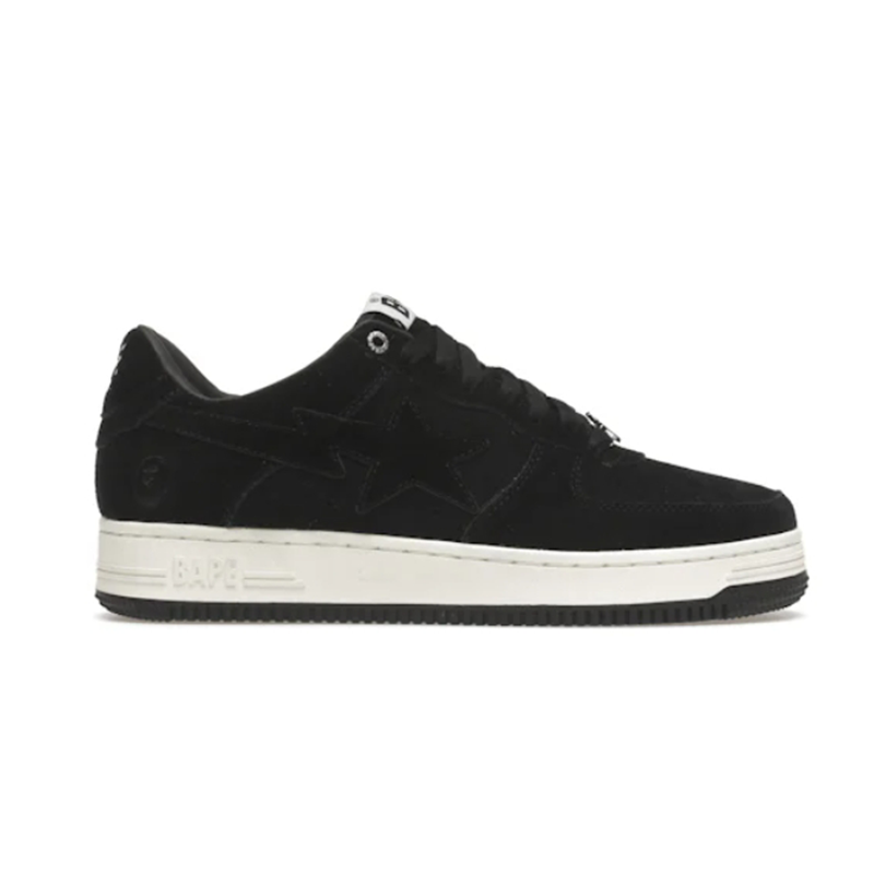 A Bathing Ape Bape Sta Black Suede