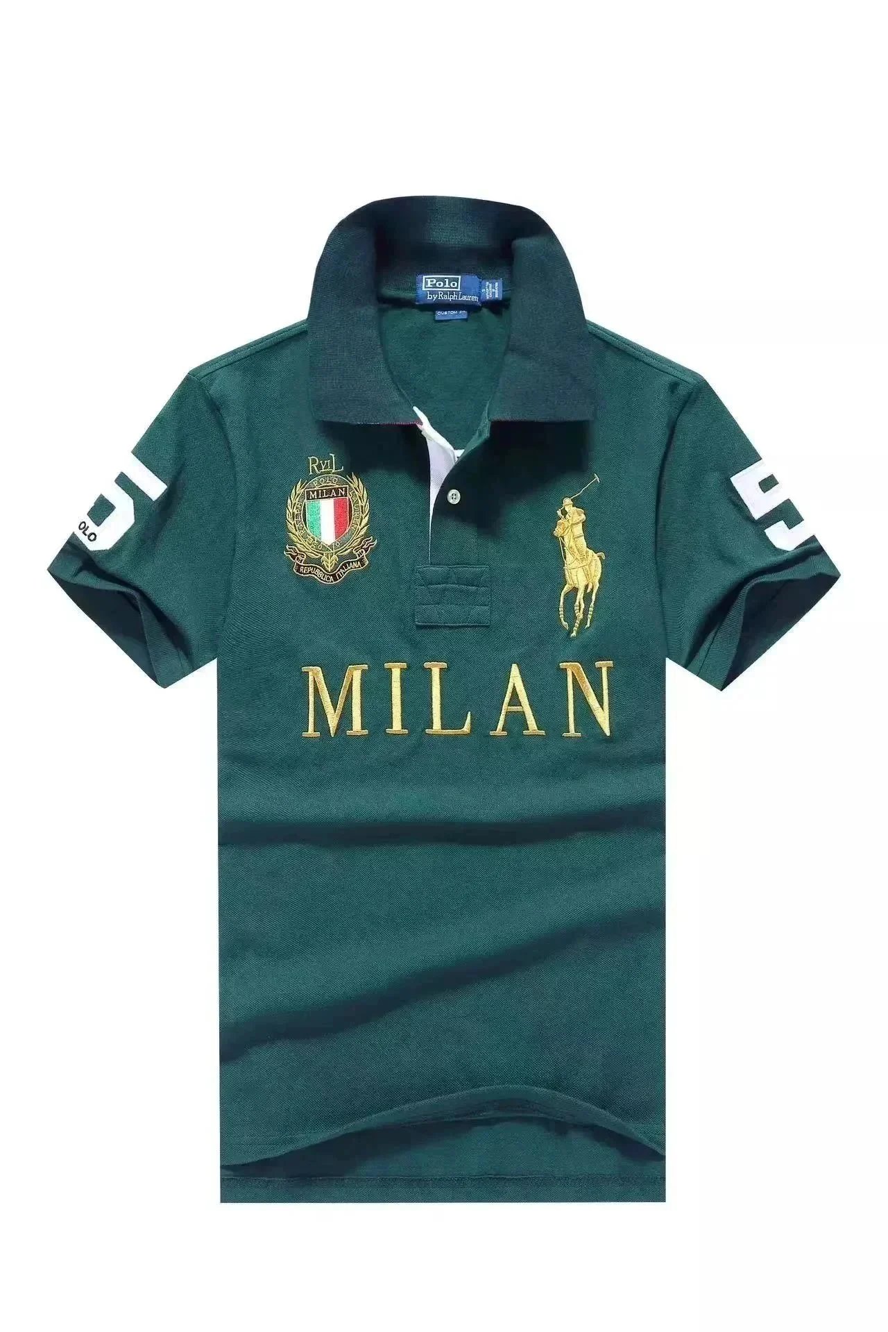 Ralph Lauren Green Milan Big Pony Polo Shirt