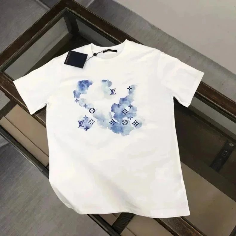 Louis vuitton blue and white t shirt