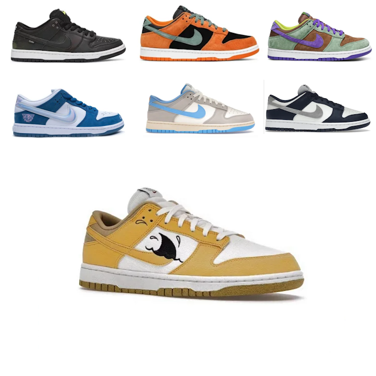 Nike Dunk Low Retro Sun Club Wheat Grass Orange