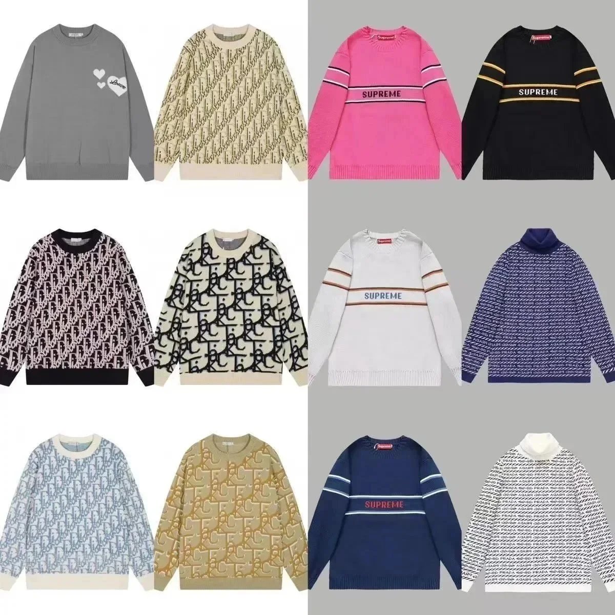Supreme Chest Stripe Sweater