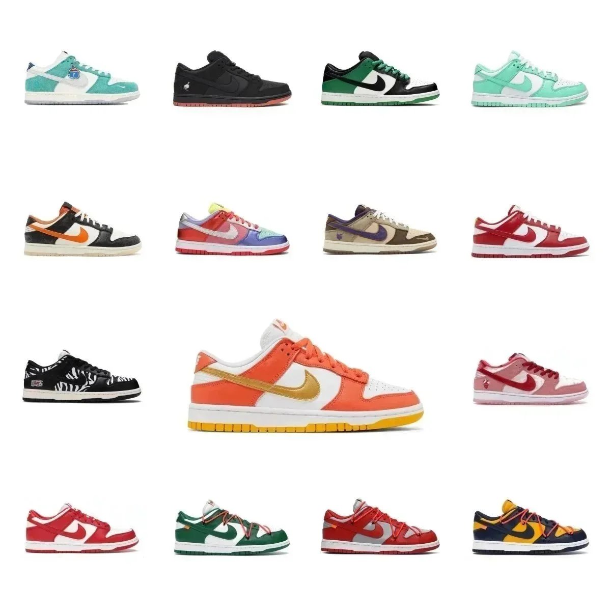 Nike Dunk Low University Gold Orange White
