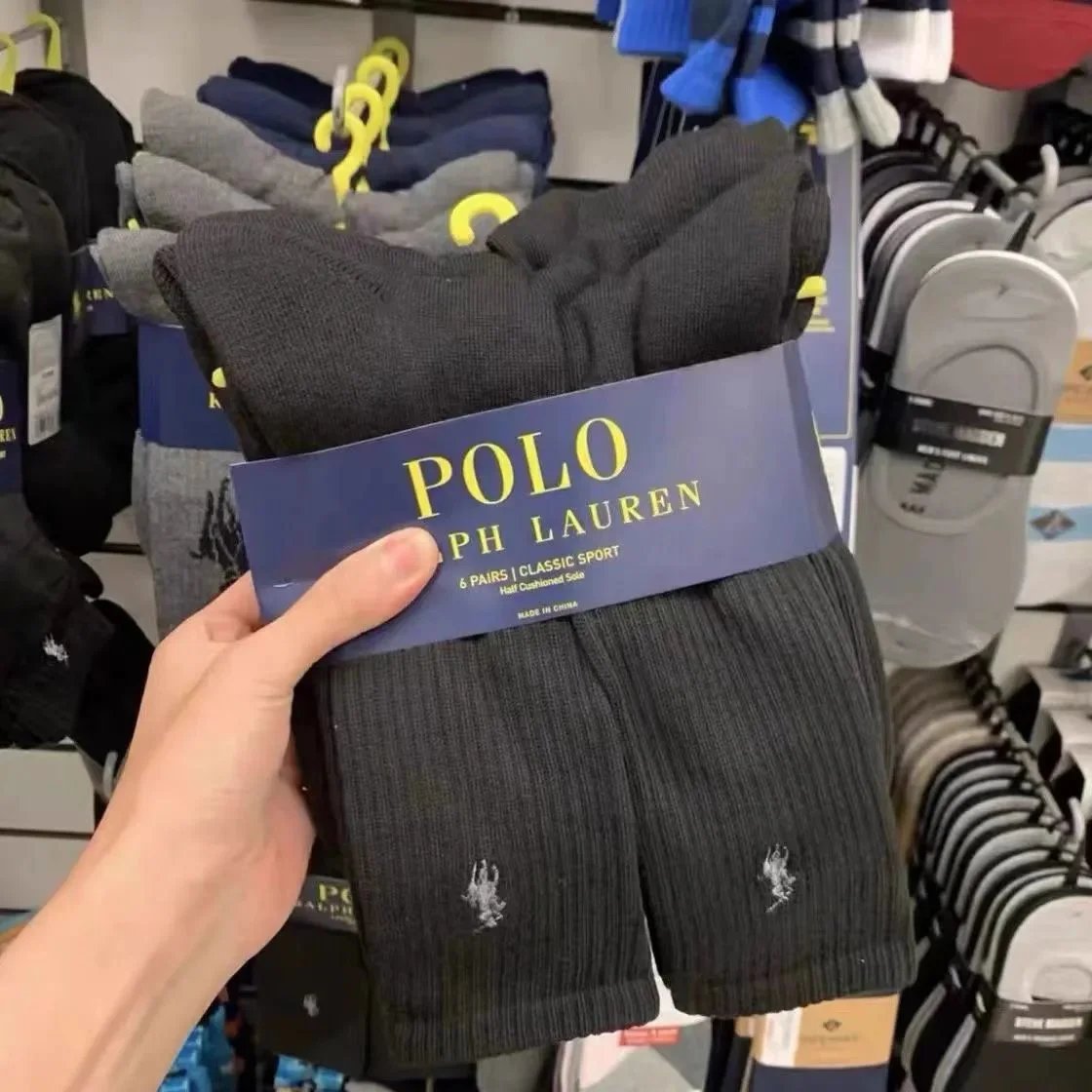Black Long-6 Pairs