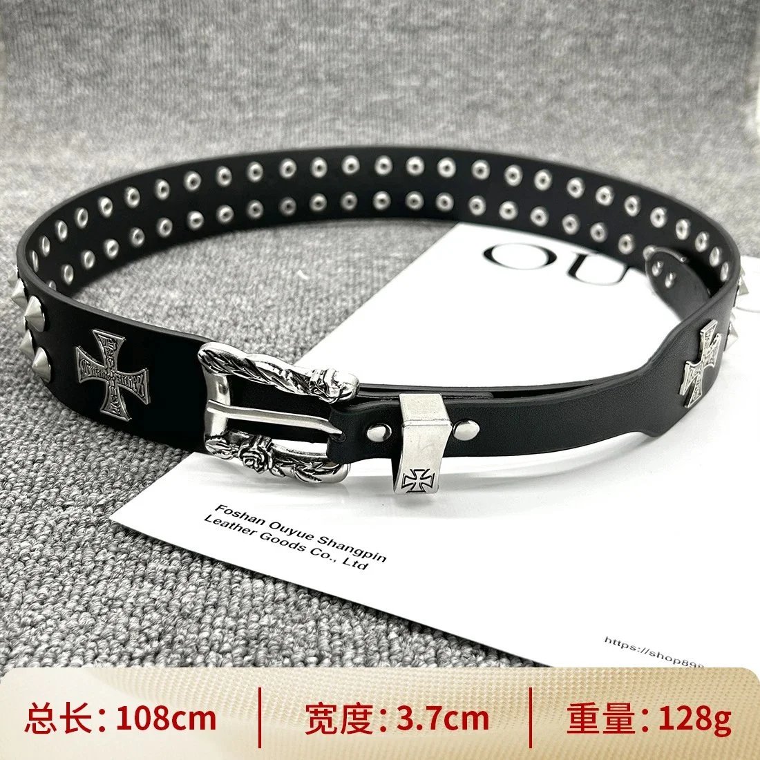 【双十字架110cm】CH克罗腰带