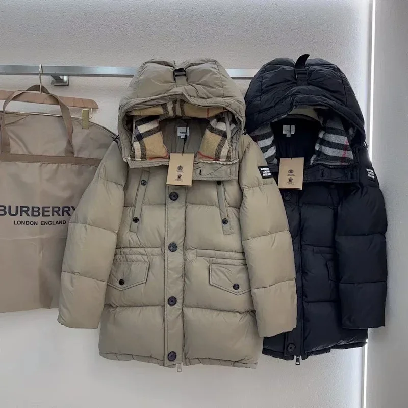 Burberry热门款 卡其色 白鸭绒