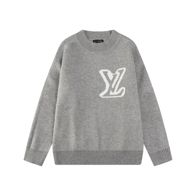 LV 灰色毛衣