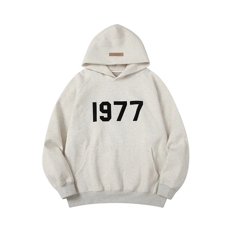 1977卫衣白灰色