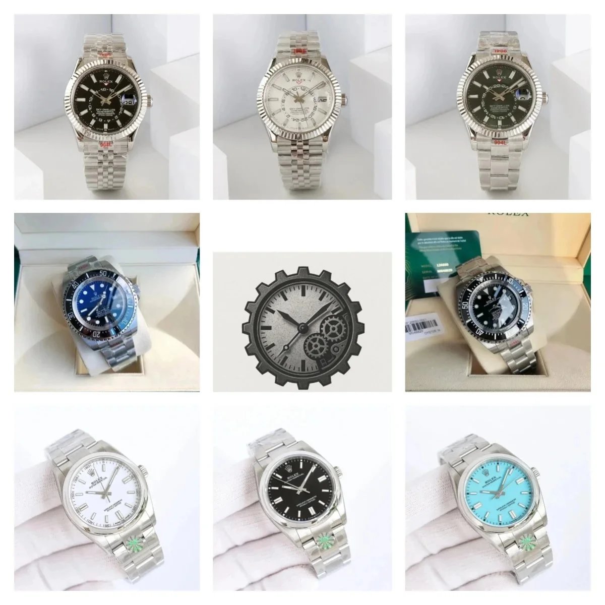 Luxury Rolex Watch Collection - Stainless Steel Timepieces