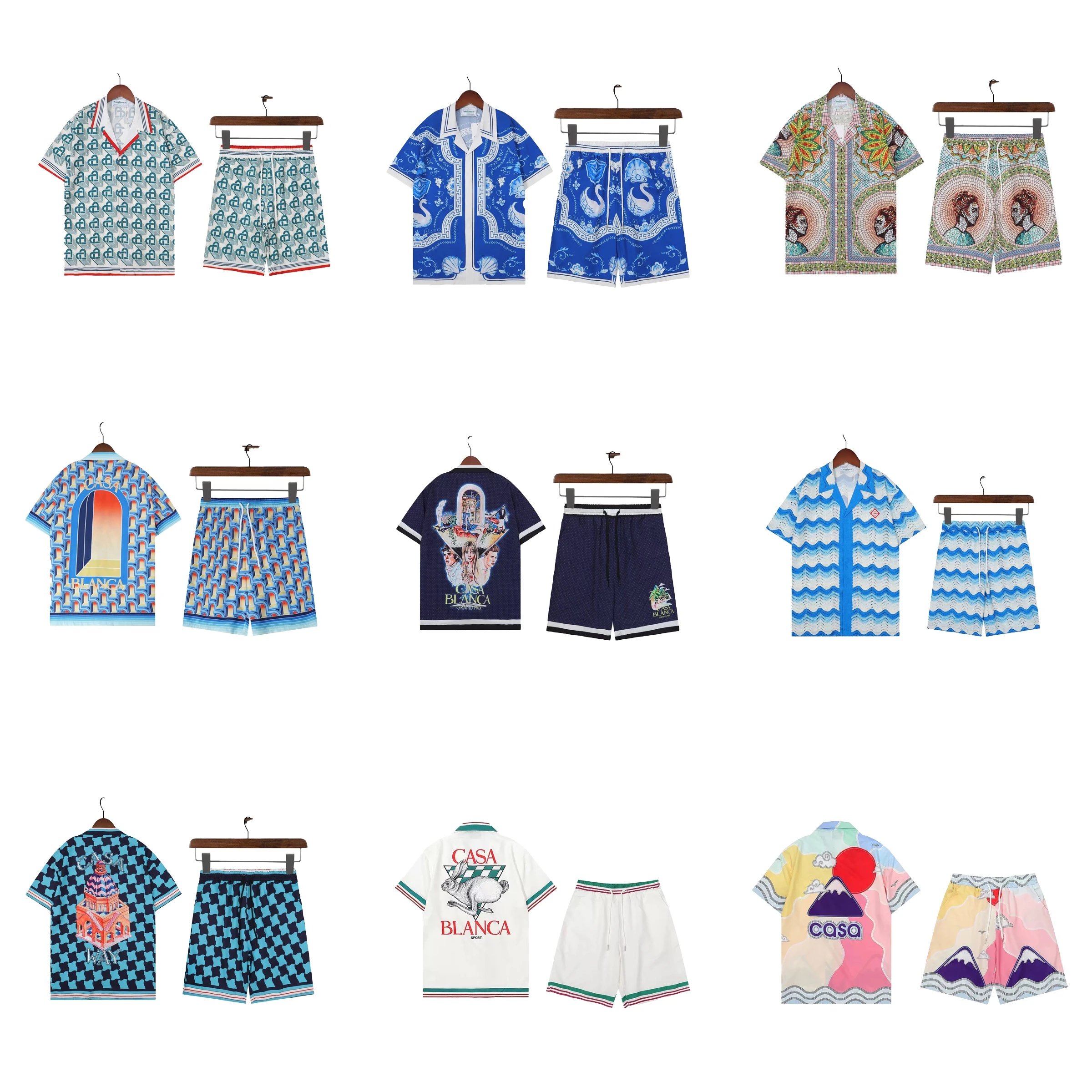 Casa Blanca Men's Printed Swimwear Sets - Vibrant Beachwear Collection