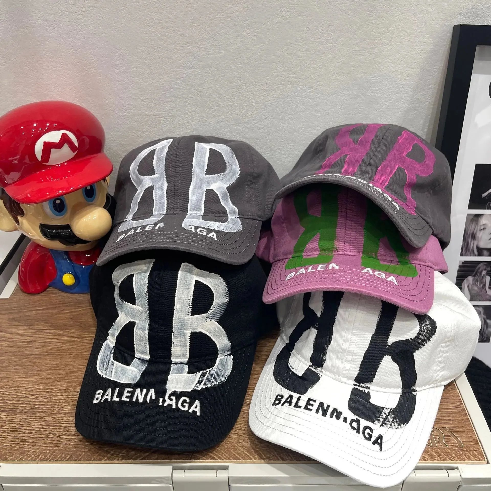 Balenciaga BB Logo Baseball Cap Unisex Streetwear Fashion Hat