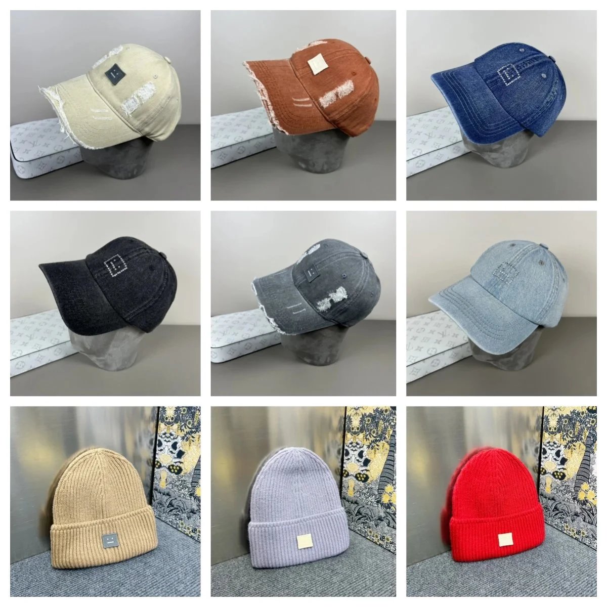 Stylish Denim & Knit Caps for Men and Women