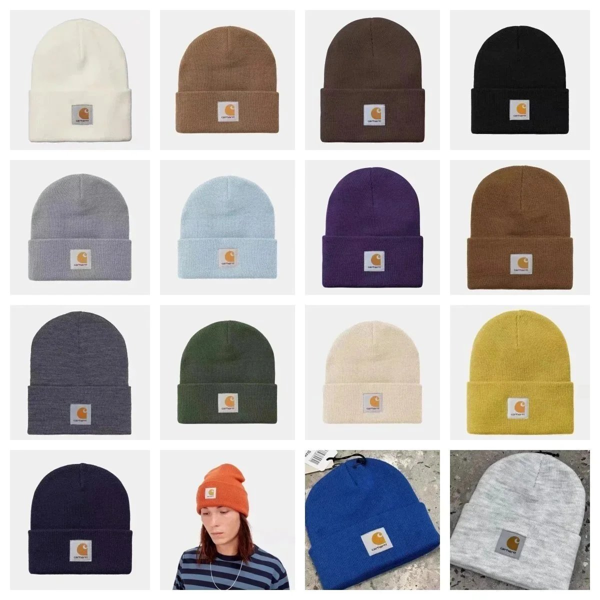 Carhartt Watch Cap Beanie Hat - Classic Knit Winter Headwear
