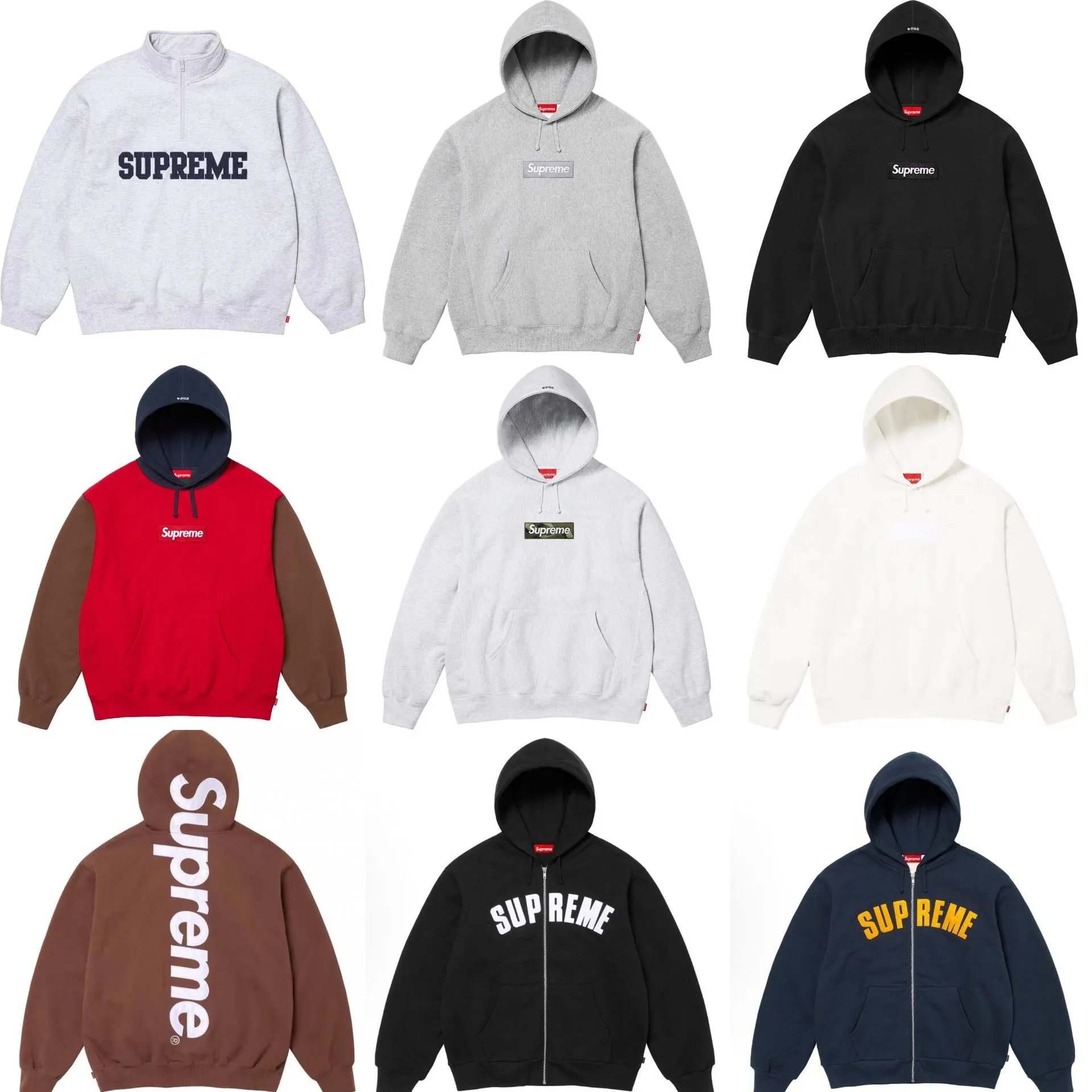 Supreme Hoodies and Sweatshirts Collection