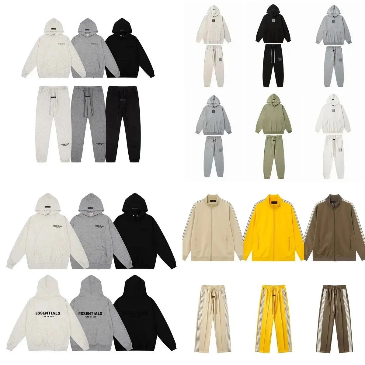 Essentials Hoodie and Track Suit Set for Men and Women