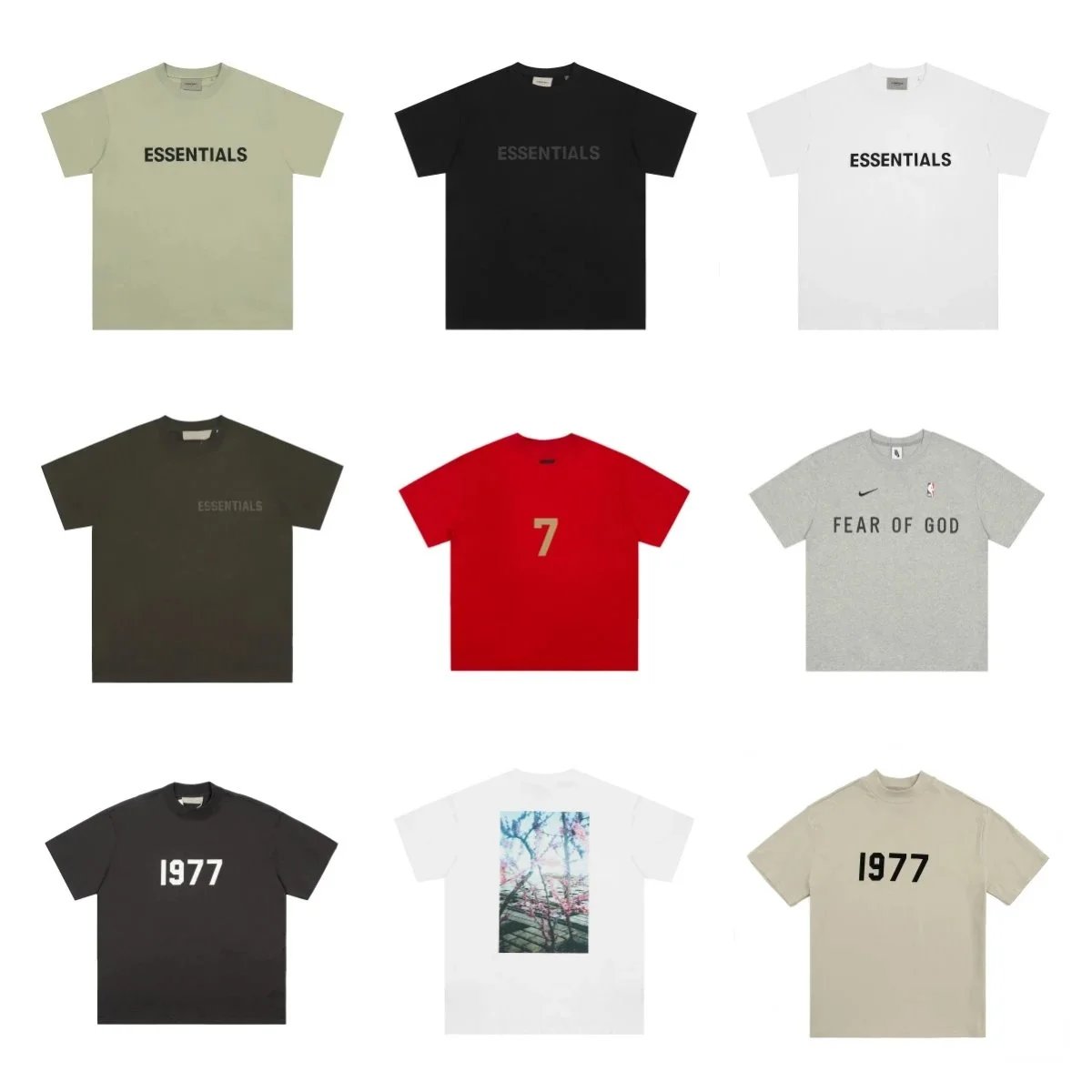 Essentials T-Shirt Collection by Fear of God