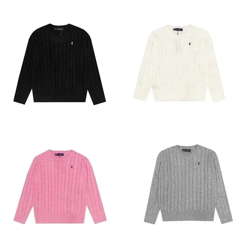 Ralph Lauren Cable Knit Sweater for Women - Classic Crewneck Design
