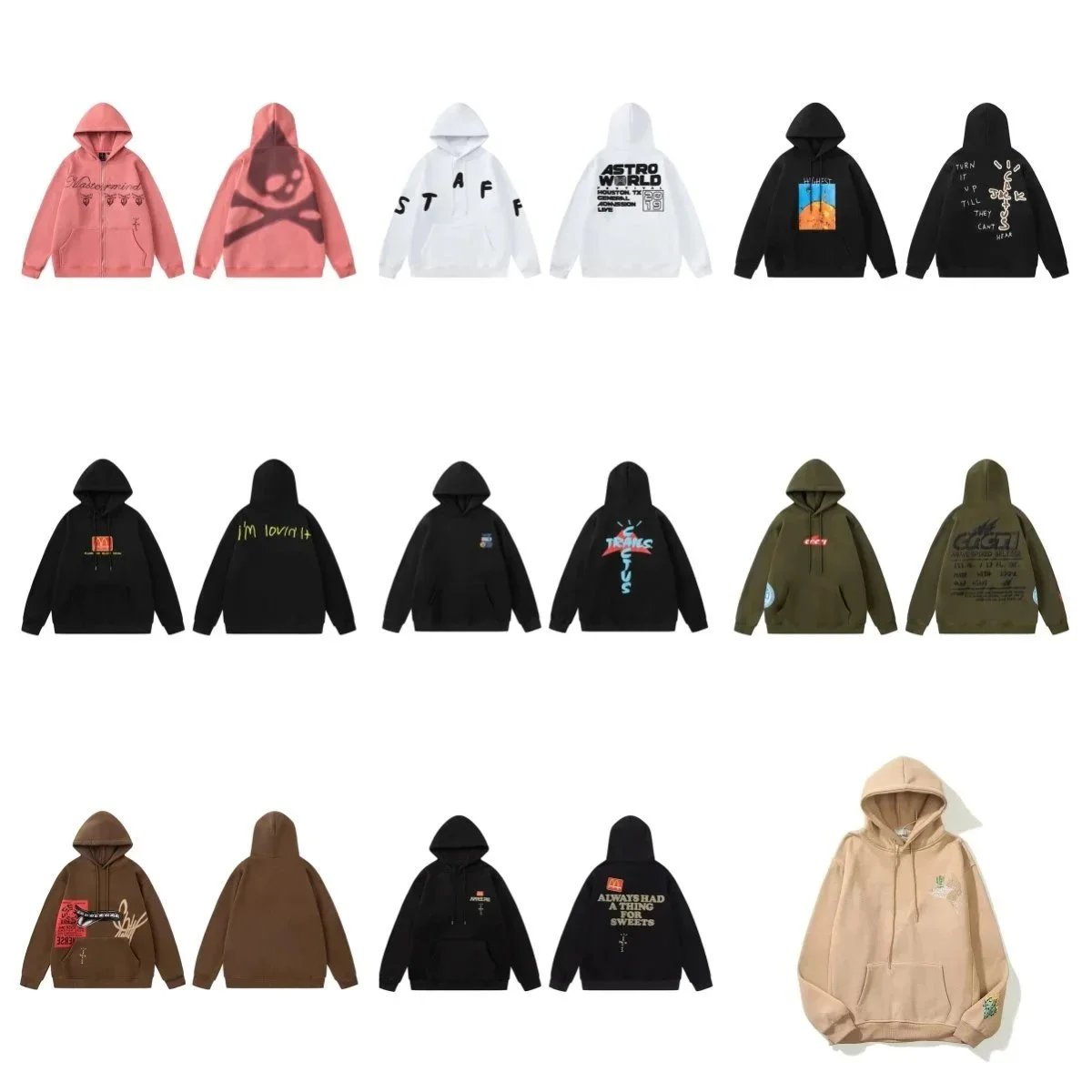 Travis Scott Hoodies Collection - Limited Edition Streetwear Sweatshirts