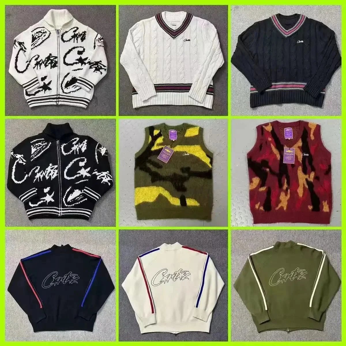 Crate Knit Sweaters & Vests for Men Women Fashion Streetwear