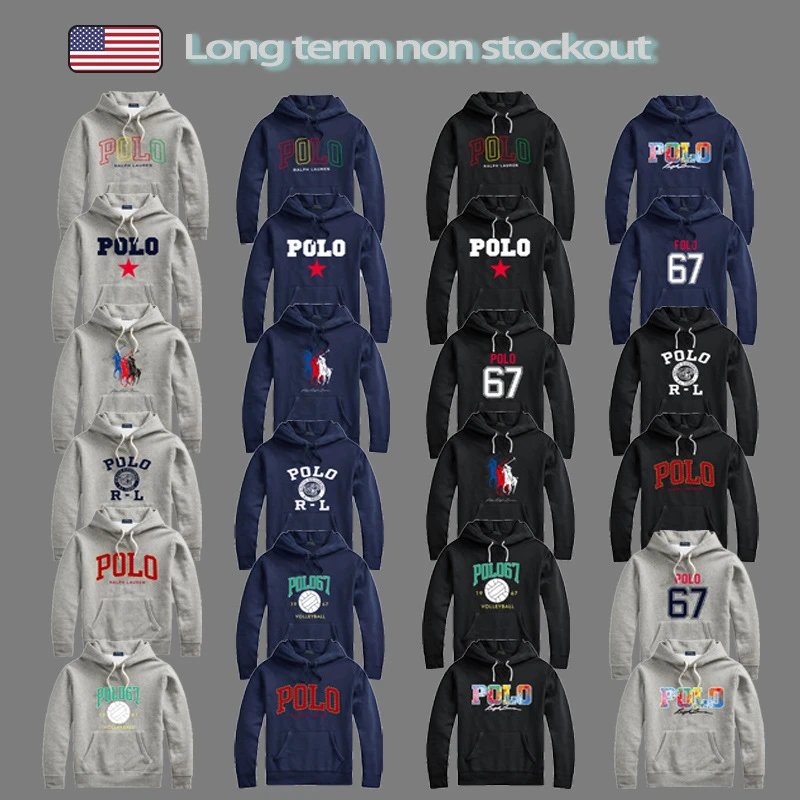 Polo Ralph Lauren Hoodies for Men and Women - Classic Logo Sweatshirts