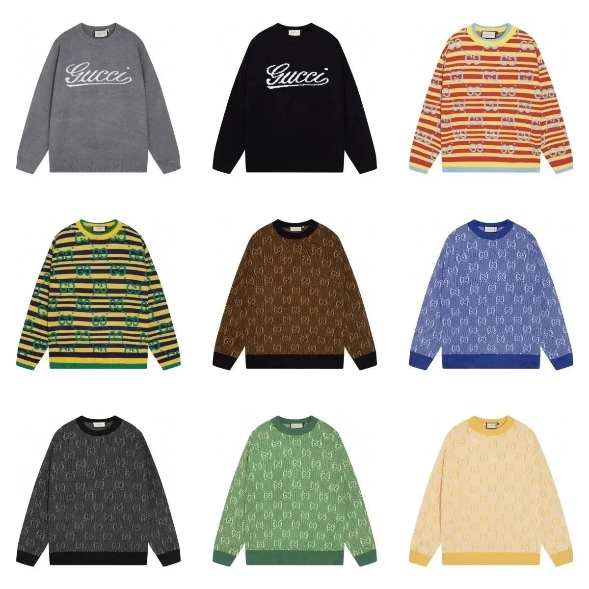 Gucci Logo Knit Sweaters for Men and Women