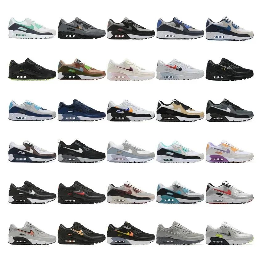 Nike Air Max 90 Sneakers for Men and Women - Classic Running Shoes with Visible Air Unit