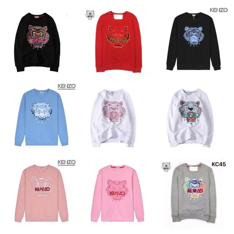 KENZO Tiger Logo Sweatshirt for Men and Women