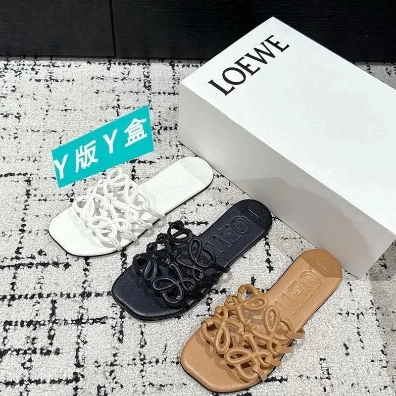 LOEWE Anagram Slide Sandals Women's Fashion Slides