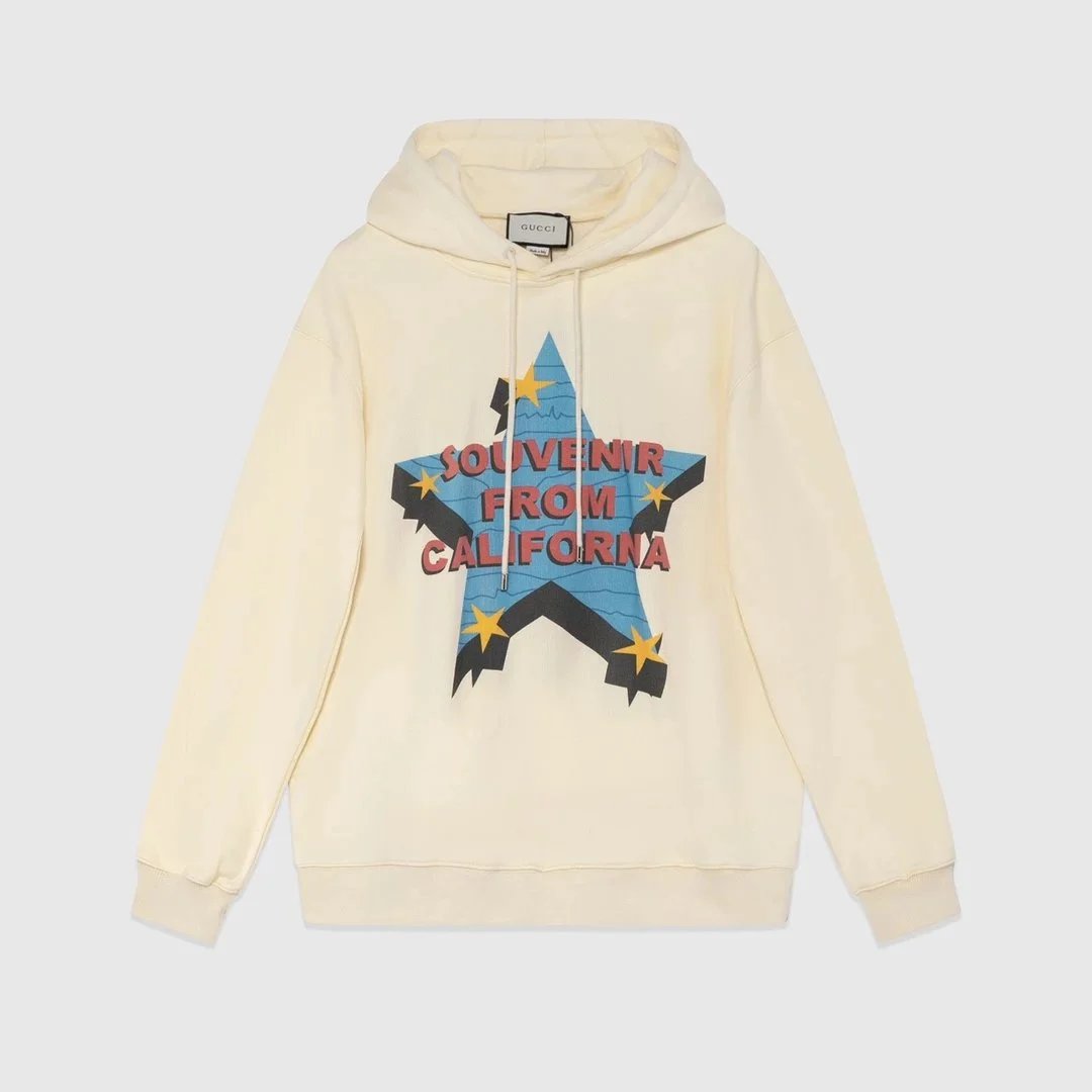 Gucci Souvenir From California Star Print Hoodie