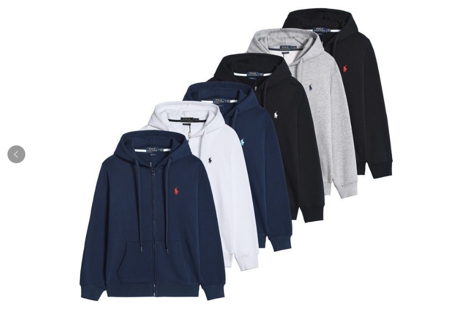Polo Ralph Lauren Men's Full Zip Hoodie Sweatshirt