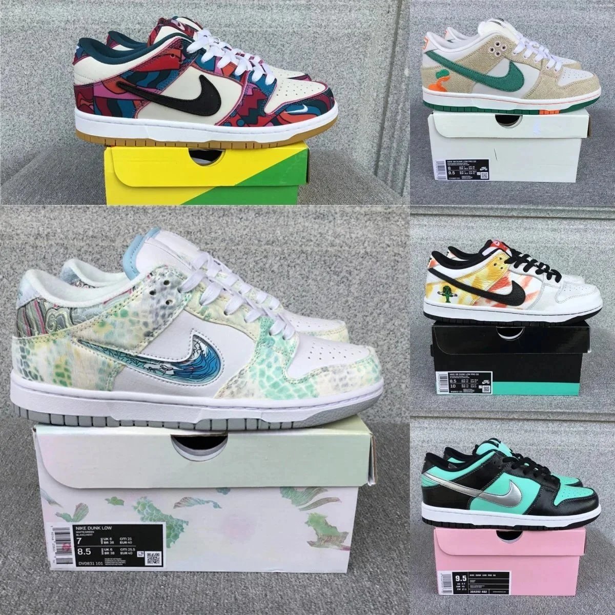 Nike Dunk Low Sneakers Collection - Limited Edition Colorways