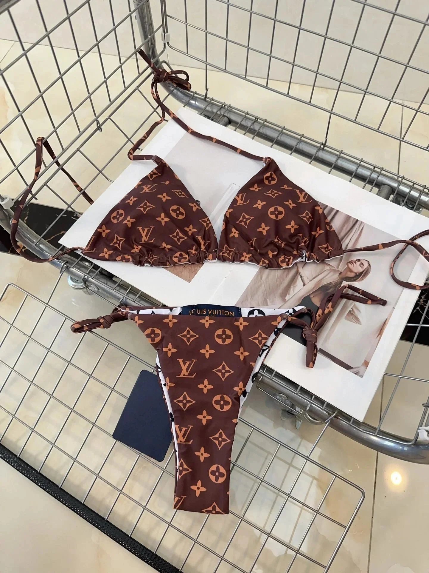 Louis Vuitton Monogram Bikini Set Women's Swimwear