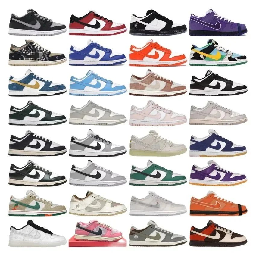Nike Dunk Low Sneakers Collection - Classic Streetwear Style