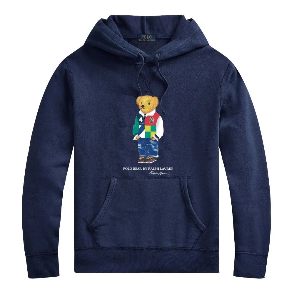 Polo Bear Hoodie by Ralph Lauren Navy Blue Sweatshirt