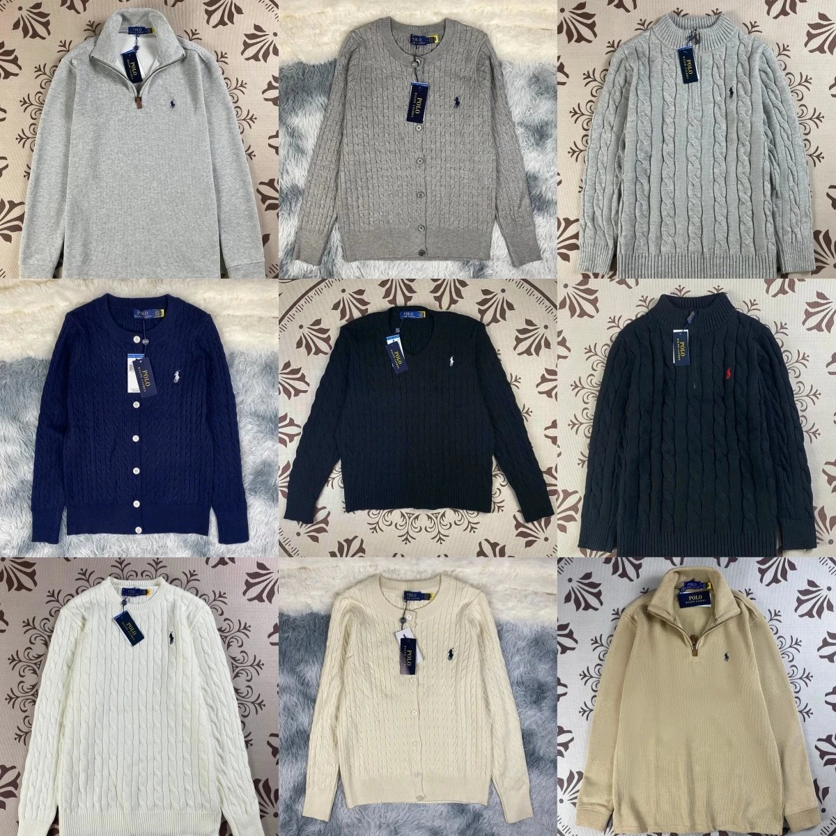 Polo Ralph Lauren Men's Knit Sweaters & Cardigans in Various Styles and Colors