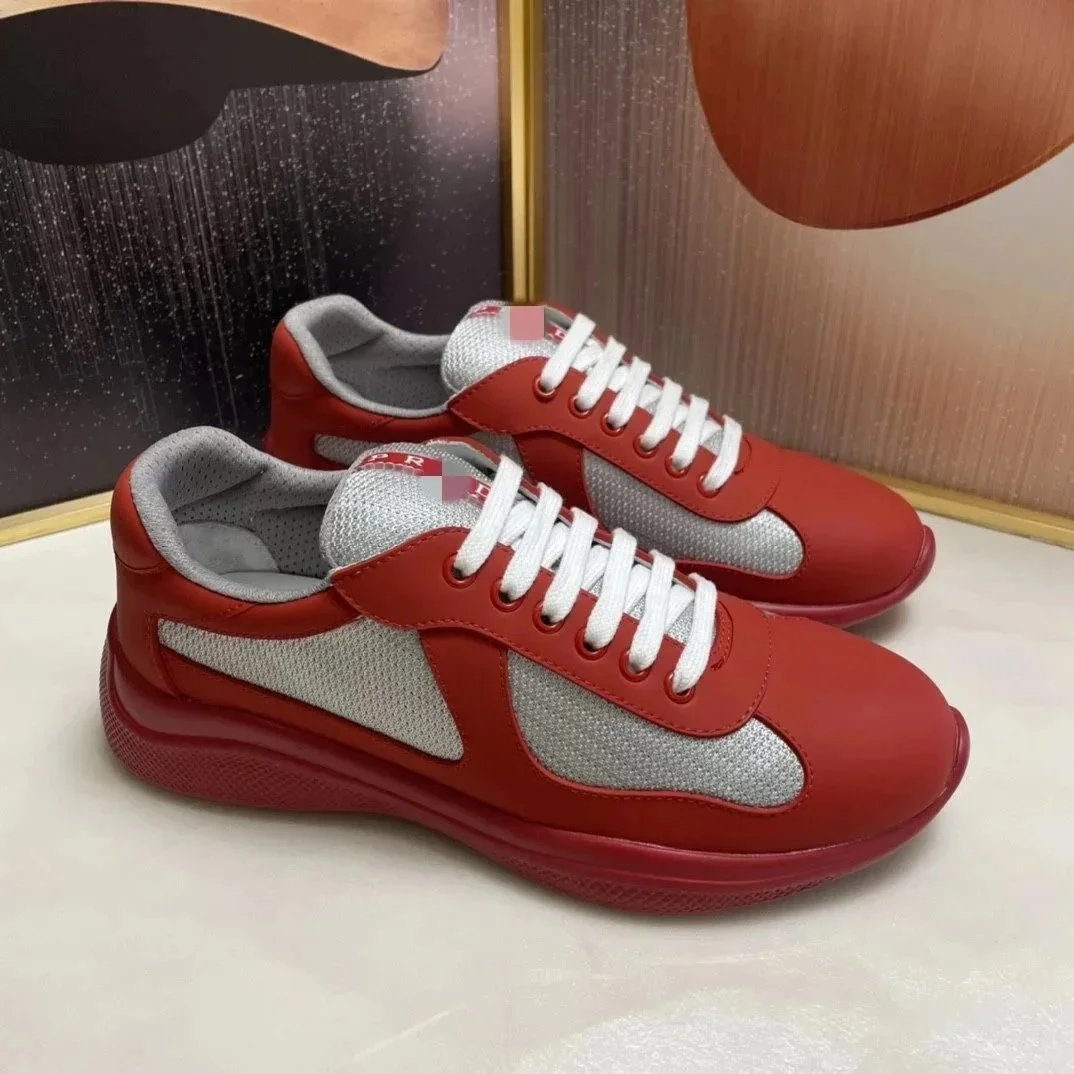 Red and Gray PUMA Sneakers for Men and Women