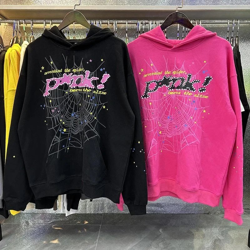 Pook! Spider Web Hoodie - Black and Pink Editions