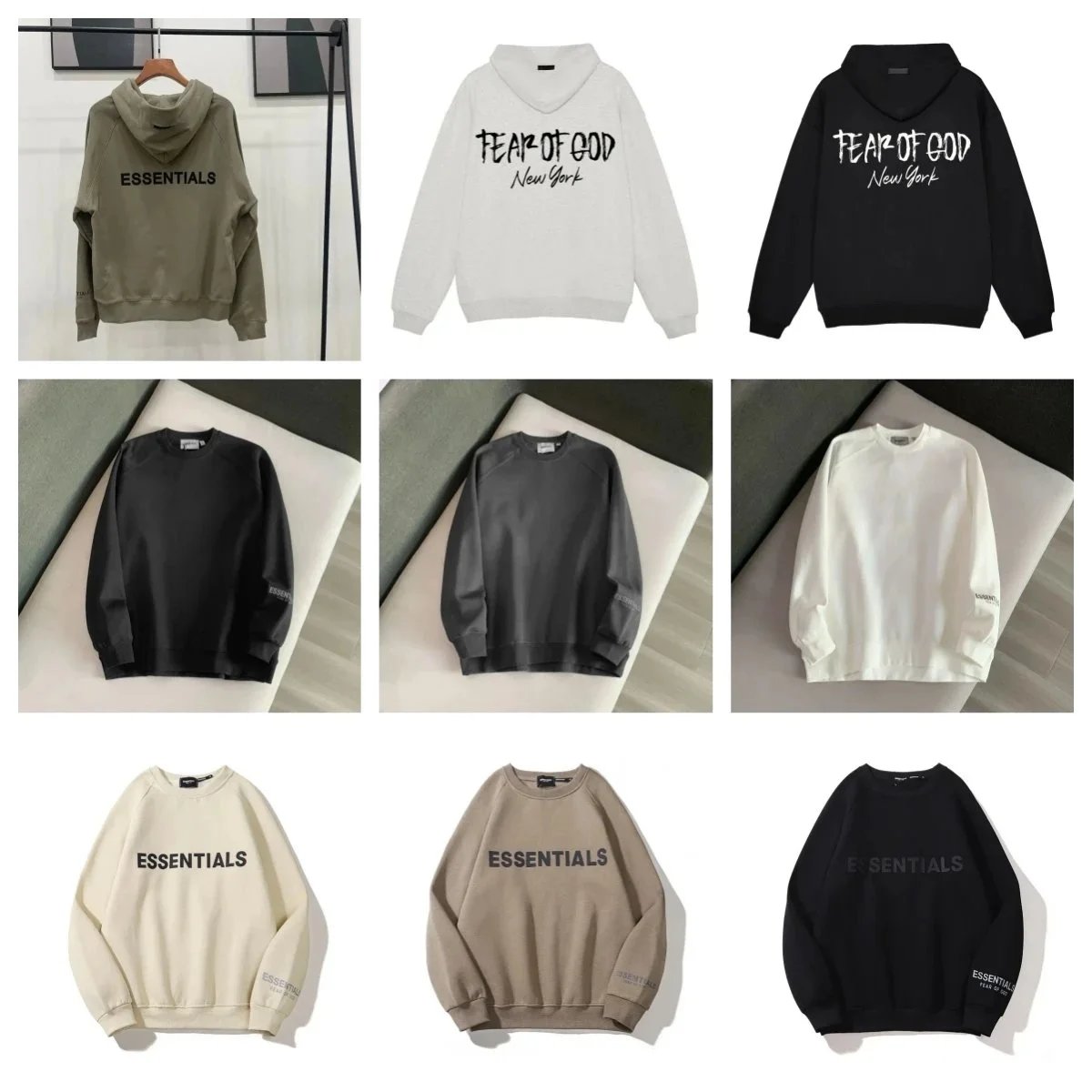 Fear of God Essentials Hoodies and Sweatshirts for Men Women