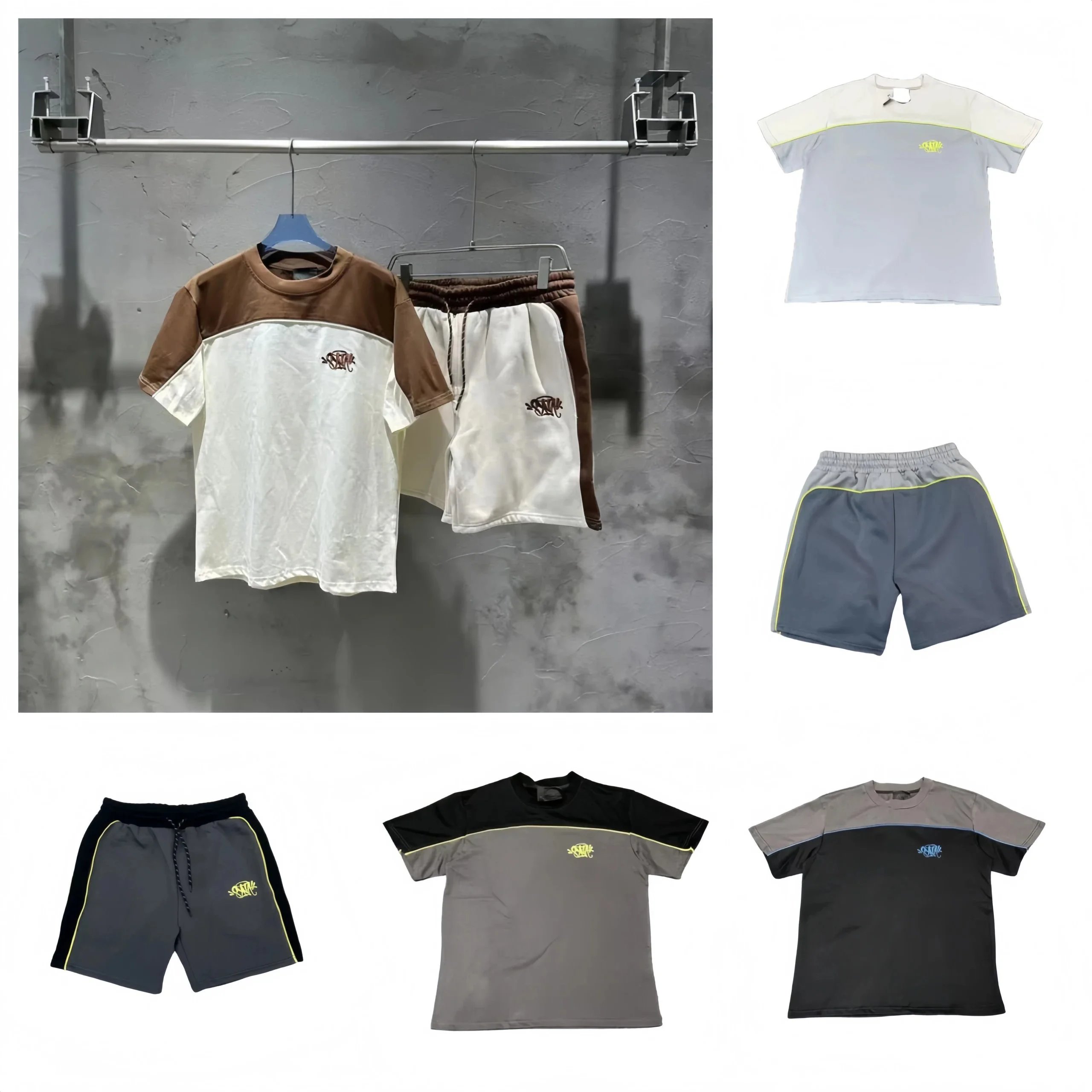 SSTC Sportswear Set Men's Casual T-Shirt and Shorts Combo