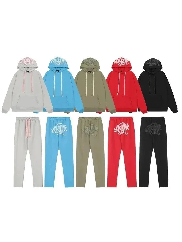 STK Logo Hoodie and Pants Set - Comfortable Casual Tracksuit for Men and Women
